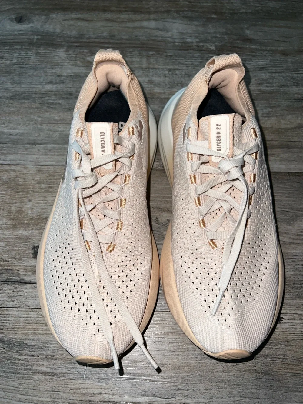 Brooks Women’s Glycerin Stealthfit 22 Neutral Running Shoe, Beige | US Size 8 - Picture 8 of 8